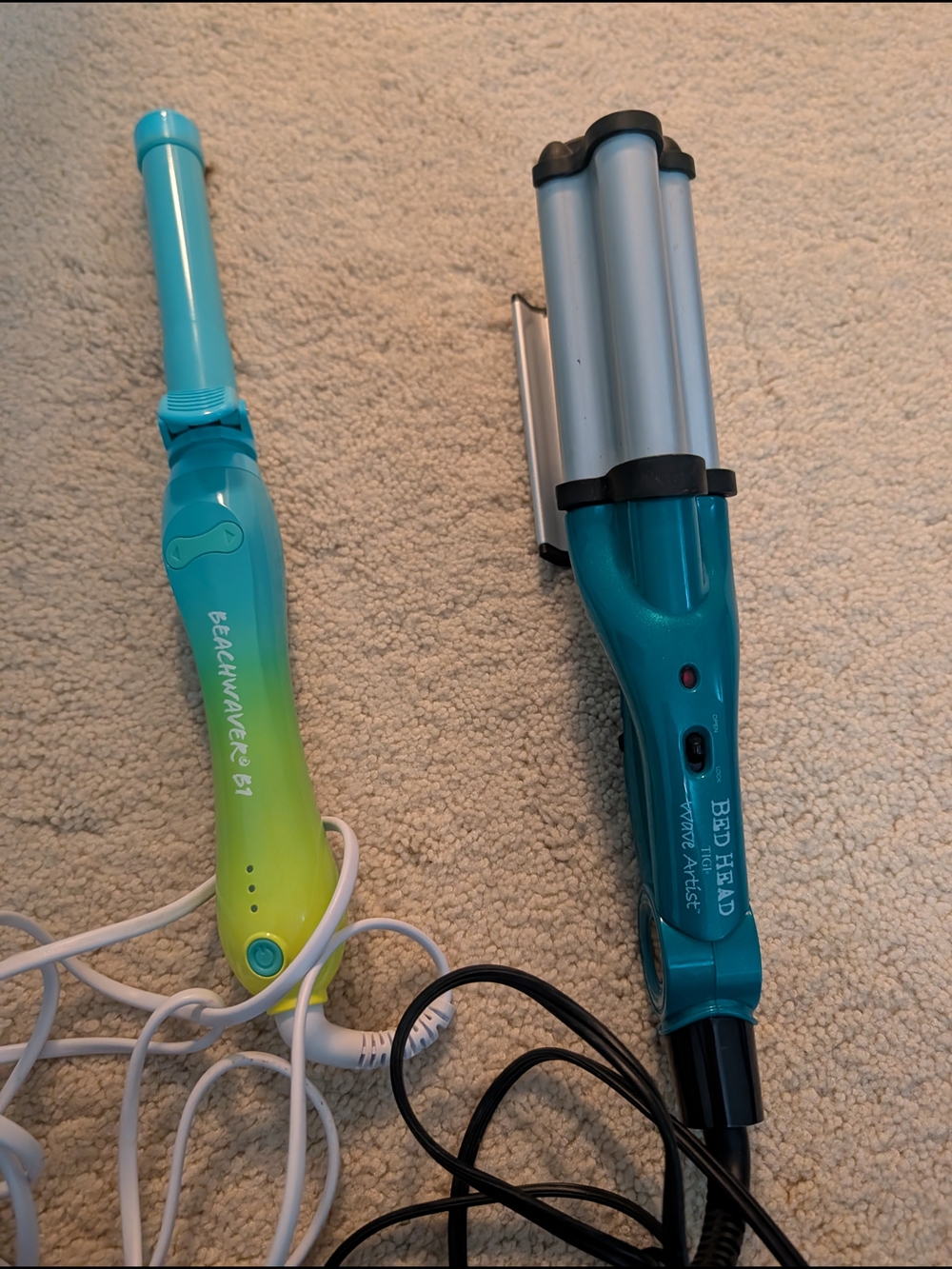 The Beachwaver Co. Teal and Lime Hair Waver Set